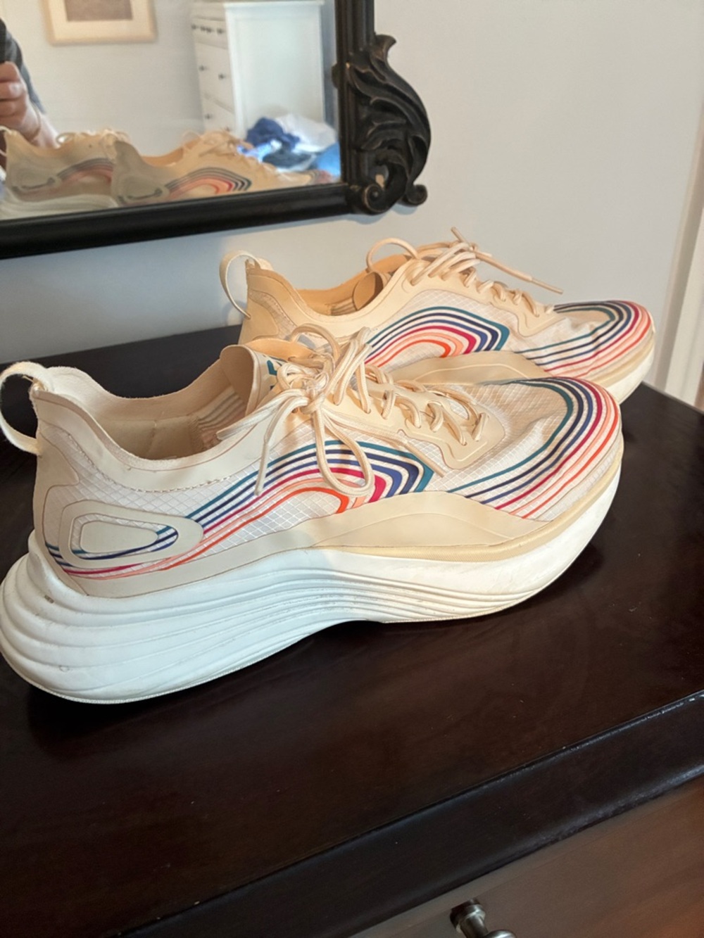 APL Sneakers with Rainbow Striped Detail